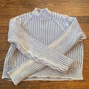 Blue washed sweater